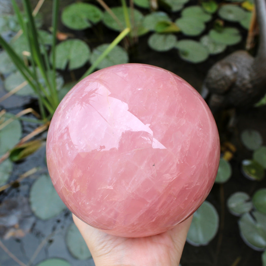 Rose Quartz Sphere - Spiritual Nexus