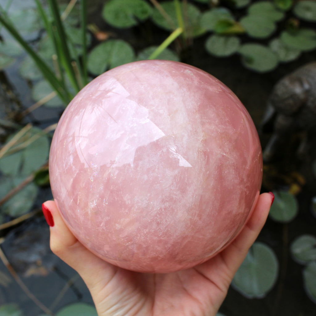 Rose Quartz Sphere - Spiritual Nexus
