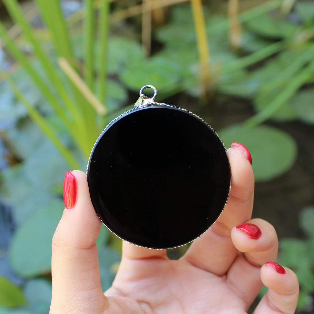 Black Obsidian Pendant, www-spiritual-nexus-com