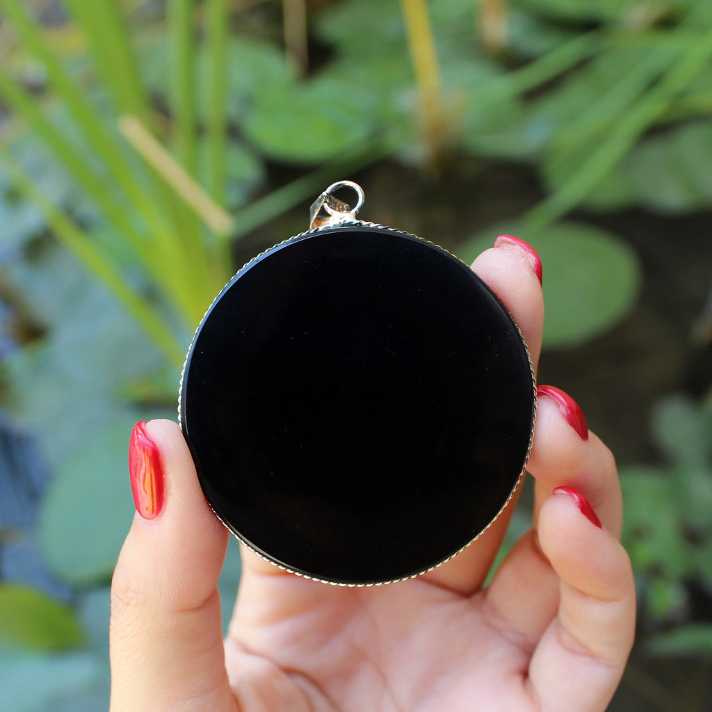 Black Obsidian Pendant, www-spiritual-nexus-com