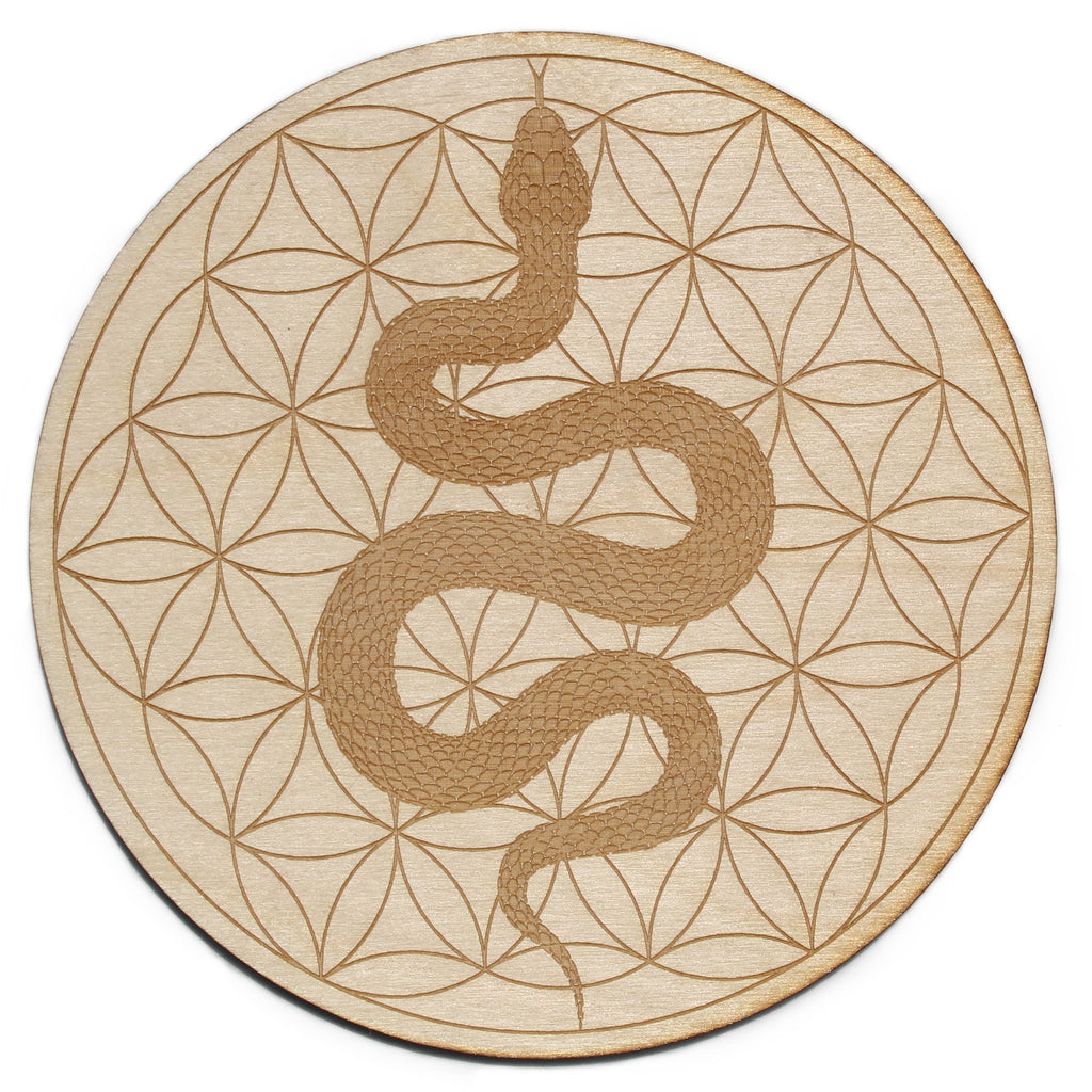 Flower of Life Serpent Crystal Grid, www-spiritual-nexus-com