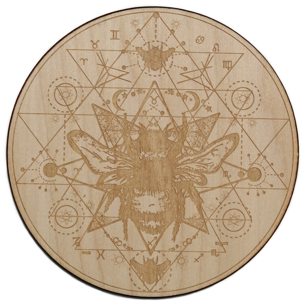 Honey Bee Crystal Grid, www-spiritual-nexus-com
