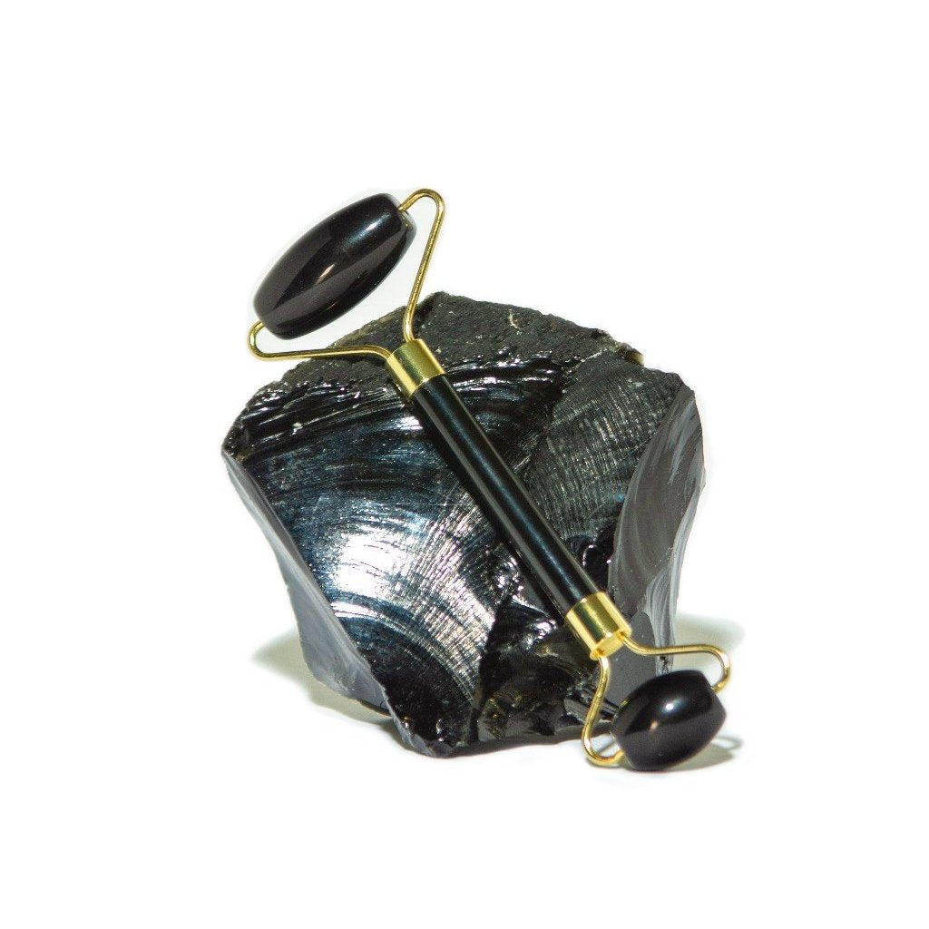 Black Obsidian Facial Roller, www-spiritual-nexus-com