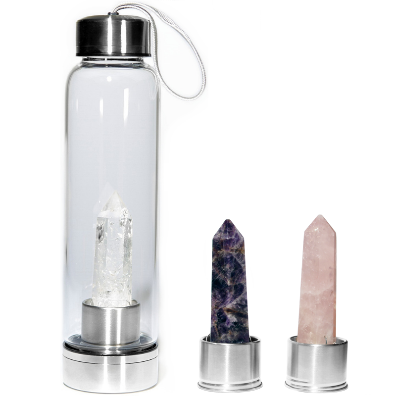 Elixir Starter Set - Amethyst, Clear Quartz and Rose Quartz Point - Spiritual Nexus
