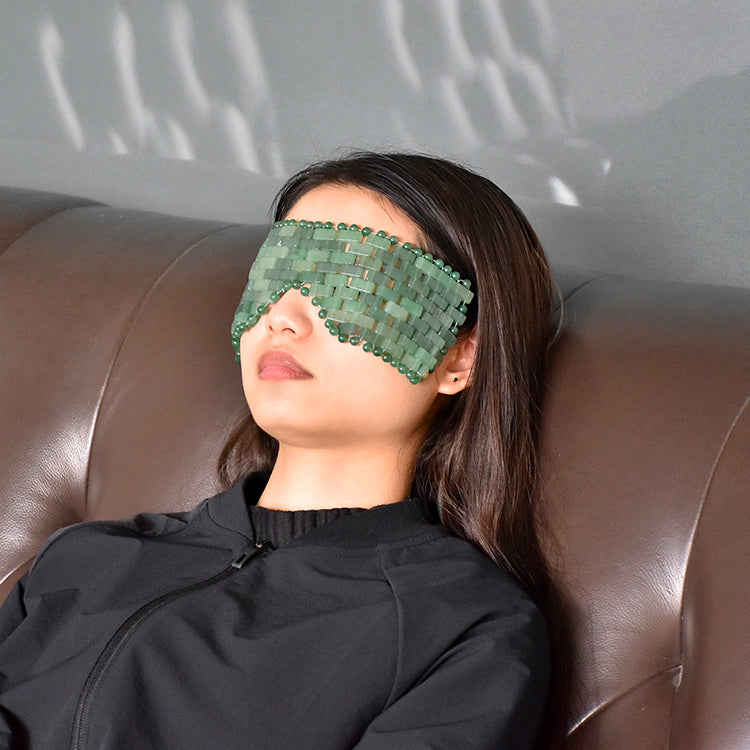 Green Aventurine Eye Mask